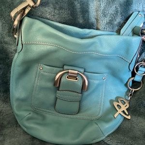 B Makowsky leather crossbody bag